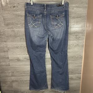 Royalty by YMI Size 10 Bootcut Flap Pocket Womens Jeans 36x31 Y2k